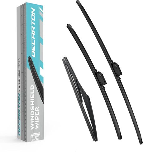 3-Piece Wiper Blades for Mazda CX-5 2017 2018 2019 2020 2021 2022 2023 2024 2025 Replacement for All-Season Front and Rear Original Equipment Windshield Wipers Set​ in Saudi Arabia