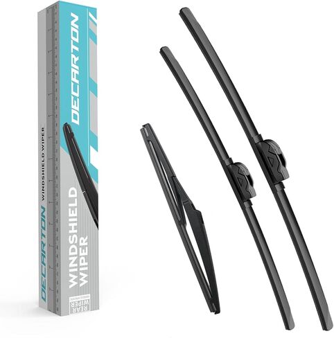 3-Piece Wiper Blades for Mazda CX-5 2017 2018 2019 2020 2021 2022 2023 2024 2025 Replacement for All-Season Front and Rear Original Equipment Windshield Wipers Set​ in Saudi Arabia