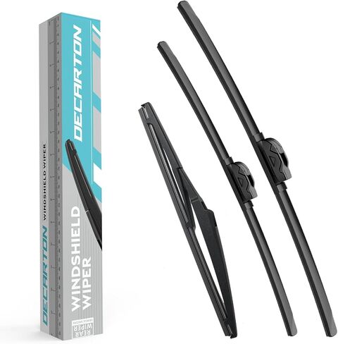3-Piece Wiper Blades for Mazda CX-5 2017 2018 2019 2020 2021 2022 2023 2024 2025 Replacement for All-Season Front and Rear Original Equipment Windshield Wipers Set​ in Saudi Arabia