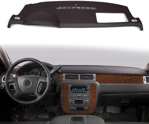 لوحة لوحة أجهزة القياس PIT66 متوافقة مع Chevy Avalanche، Tahoe، Suburban، Silverado، GMC Yukon/Yukon XL، Sierra 2007 2008 2009 2010 2011 2012 2013 2014 بني in Saudi Arabia