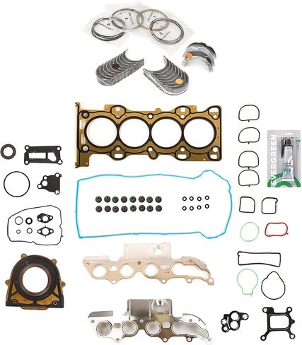 Evergreen SA-5494197383-4 Full Gasket Set Bearings Rings Compatible With/For 10-13 Ford Transit Connect 2.0L DOHC in Saudi Arabia