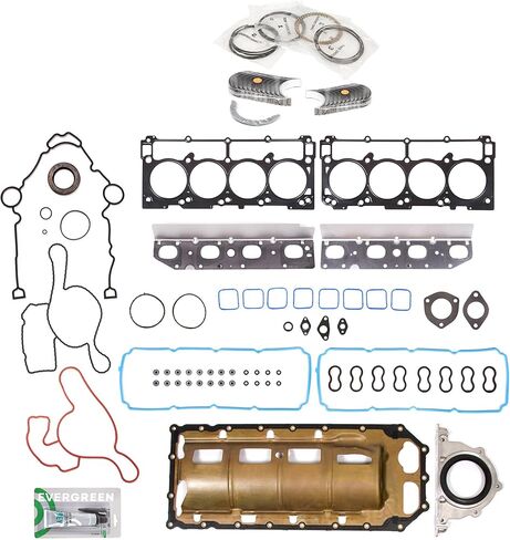 Evergreen SA-5494198311-3 Full Gasket Set Bearings Rings Compatible With/For 09-14 Chrysler Aspen Dodge Ram 5.7L HEMI in Saudi Arabia