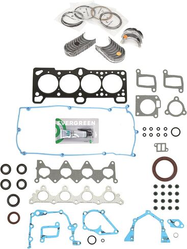 Evergreen SA-5494199967-2 مجموعة حشية كاملة حلقات محامل متوافقة مع/لـ 06-11 Hyundai Kia Rio 1.6L DOHC G4EC G4ED in Saudi Arabia
