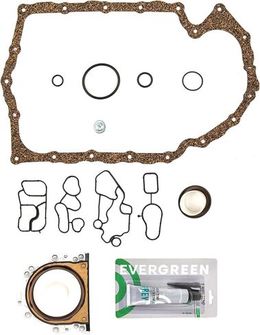 Evergreen SA-3129800912-2 Full Gasket Set Bearings Rings Compatible With/For 05-06 Audi A3 A4 Quattro Turbo 2.0L DOHC BPY in Saudi Arabia