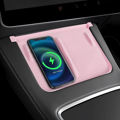 غطاء وحدة التحكم المركزية 3 قطع مصمم لطراز Tesla 3/Y 2021-2025 (ليس للطراز 3 Highland/Model Y Juniper)، ملحقات وحدة التحكم المركزية للطراز 3/Y الداخلي وردي فاتح in Kuwait