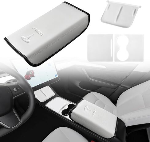 غطاء وحدة التحكم المركزية 3 قطع مصمم لطراز Tesla 3/Y 2021-2025 (ليس للطراز 3 Highland/Model Y Juniper)، ملحقات وحدة التحكم المركزية للطراز 3/Y الداخلي وردي فاتح in Kuwait