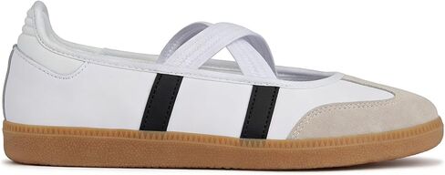 Sneakers for Women Comfortable Business Casual Slip on Tennis Shoes Lightweight Footwear Women's Fashion Retro Mary Jane Sneakers in Kuwait