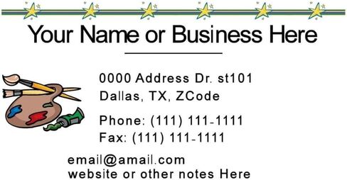 100 Business Cards for Artist, Art, Professionals, Excellent (Art) in Saudi Arabia