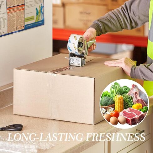 2 Pack Thermal Insulated Shipping Boxes with Aluminum Foil Liner for Frozen Food, Cold Pack & Dry Ice Shipping, 12"x5.5"x7.5" Mailing Boxes for Moving Hot Frozen Food in Kuwait