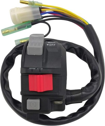 M MATI التحكم في المقود الأيسر لبدء تشغيل المحرك وإيقاف تشغيل المصباح الأمامي لـ Yamaha Moto-4 200 YFM200D 1986-1989 Timberwolf 250 2WD YFB250 1992-1993 2VY-83973-01-00 in Saudi Arabia