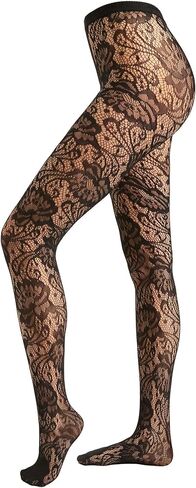 CALZEDONIA Woman's Floral Fishnet Tights in Saudi Arabia