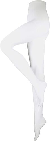 NuVein Compression Pantyhose, 15-20 mmHg Support, Women's Sheer Nylon Hosiery Tights, Closed Toe, White, Medium in Saudi Arabia