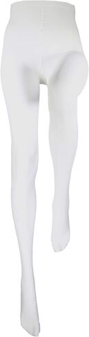 NuVein Compression Pantyhose, 15-20 mmHg Support, Women's Sheer Nylon Hosiery Tights, Closed Toe, White, Medium in Saudi Arabia