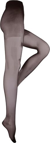 NuVein Compression Pantyhose, 15-20 mmHg Support, Women's Sheer Nylon Hosiery Tights, Closed Toe, White, Medium in Saudi Arabia