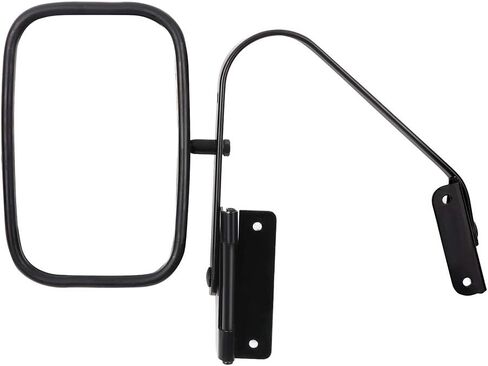 Driver or Passenger Side Mirror Assembly Fits for 1980-1996 for Ford F150 F250 F350 Manual Fold,Non-heated Manual Smooth Black in Kuwait