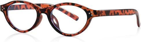 نظارات بيضاوية عصرية من SeverColor للنساء والرجال، نظارات كلاسيكية صغيرة زرقاء اللون تحجب الضوء 90 ثانية in Kuwait
