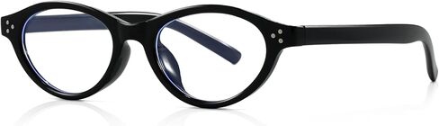 نظارات بيضاوية عصرية من SeverColor للنساء والرجال، نظارات كلاسيكية صغيرة زرقاء اللون تحجب الضوء 90 ثانية in Saudi Arabia