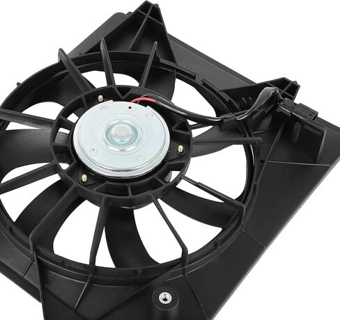 Radiator Cooling Fan Assembly Compatible with 2015-2020 for Honda for Fit 1.5L, Black Radiator Fan Direct Fit Replacement for Engine Cooling Fan in Saudi Arabia