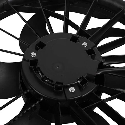 Cooling Fan Assembly Compatible with 2005-2010 for Ford for Mustang 4.6L 2005-2010 for Ford for Mustang 4.0L, Black Radiator Fan Direct Fit Replacement for Engine Cooling Fan in Saudi Arabia
