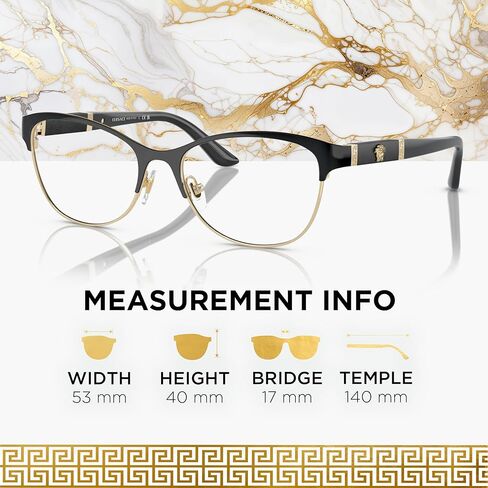 VERSACE VE1233Q OVAL HEART Shape Eyeglass with Luxury Eyewear kit in Saudi Arabia