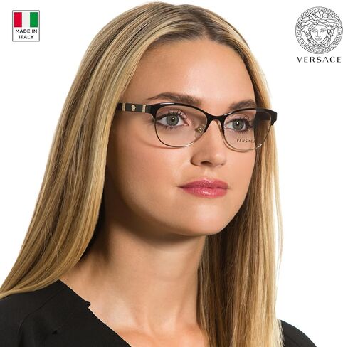 VERSACE VE1233Q OVAL HEART Shape Eyeglass with Luxury Eyewear kit in Saudi Arabia
