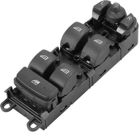 مفتاح نافذة الطاقة الجانبي للسائق الرئيسي متوافق مع Land Rover LR2 2011-2015 Range Rover Sport 2010-2013 LR4 2010-2016 AH22-14540-AC in Kuwait