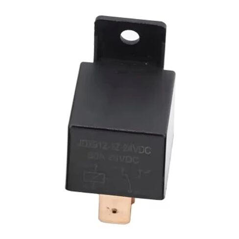 Automotive Relay Socket 4/5 Pin 80A Waterproof DC 12V/24V JD1914 JD2914 Normally Open with Plastic Back for Car (5 Pin 80A 24V) in Saudi Arabia