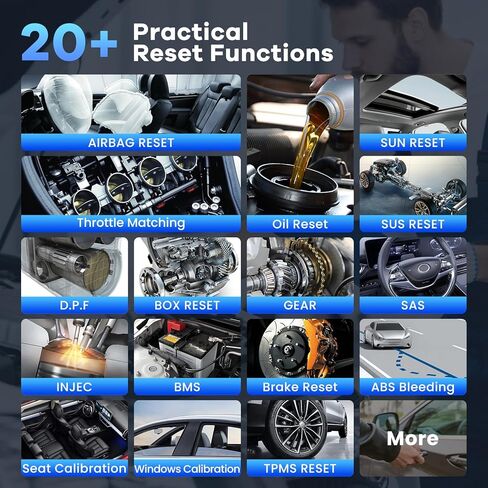 MUCAR 682 أداة مسح ضوئي ثنائية الاتجاه بمساعدة AI-Assisted obd2، ماسح ضوئي لجميع أنظمة السيارة، أداة تشخيص ماسح ضوئي obd2 مع اختبار نشط، ماسح ضوئي تشخيصي للسيارة مع 20+ إعادة تعيين، can FD & fca sgw، تحديث مجاني in Kuwait