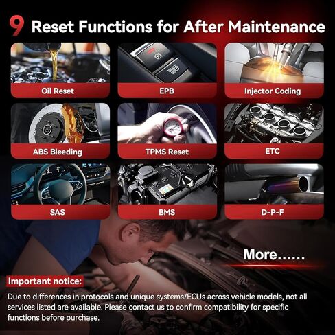 أداة تشخيص الماسح الضوئي iCarsoft MB V2.0 Obd2 لبنز/Sprinter/Smart، قارئ رمز النظام الكامل مع 8 عمليات إعادة ضبط، VIN تلقائي، زيت/SAS/EPB/ETC/BLD/INJ/SAS/TPMS، تحديث مجاني، بيانات حية، اختبار البطارية in Saudi Arabia