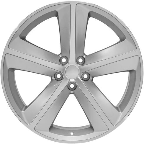 OE Wheels DG05 20 Inch Rim Fits Challenger SRT Style 5x115 20x9 Gloss Silver Machined - Hollander 2357 (1) in Saudi Arabia
