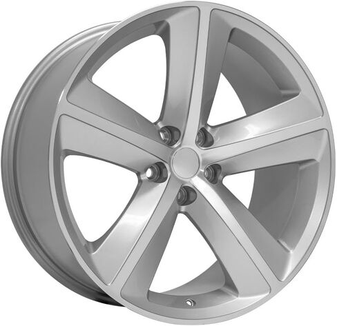 OE Wheels DG05 20 Inch Rim Fits Challenger SRT Style 5x115 20x9 Gloss Silver Machined - Hollander 2357 (1) in Saudi Arabia