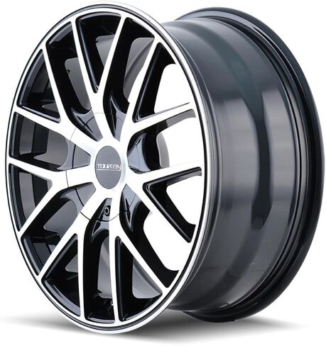 TR60 18x8، نمط الترباس: 5x108/4.5، الإزاحة: 40، وجه أسود/آلي/حلقة سوداء، مجموعة من 1 in Saudi Arabia