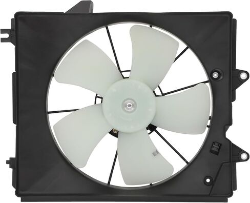مجموعة مروحة تبريد الرادياتير متوافقة مع 2005 2006 2007 2008 2009 2010 لهوندا لـ Odyssey 3.5L، مروحة مشعاع باللونين الأبيض والأسود مناسبة مباشرة للاستبدال لمروحة تبريد المحرك in Saudi Arabia