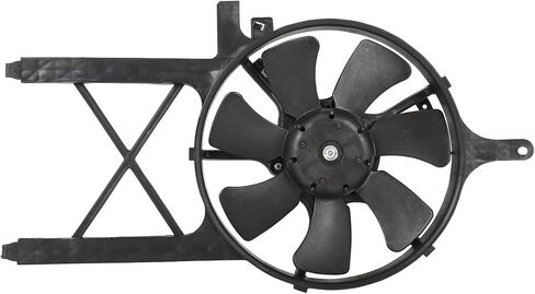 مجموعة مروحة تبريد الرادياتير متوافقة مع 2009-2015 لنيسان لـ Xterra 4.0L 2007-2019 لـ Frontier 4.0L، استبدال مروحة الرادياتير السوداء لمروحة تبريد المحرك in Saudi Arabia