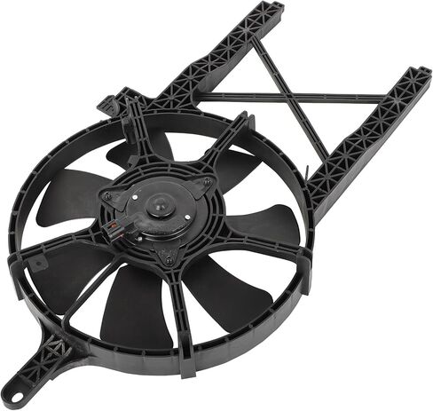 مجموعة مروحة تبريد الرادياتير متوافقة مع 2009-2015 لنيسان لـ Xterra 4.0L 2007-2019 لـ Frontier 4.0L، استبدال مروحة الرادياتير السوداء لمروحة تبريد المحرك in Saudi Arabia