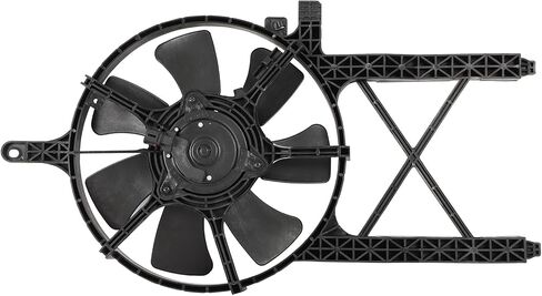 مجموعة مروحة تبريد الرادياتير متوافقة مع 2009-2015 لنيسان لـ Xterra 4.0L 2007-2019 لـ Frontier 4.0L، استبدال مروحة الرادياتير السوداء لمروحة تبريد المحرك in Saudi Arabia