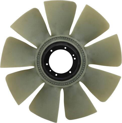 Cooling Fan Assembly Compatible with 2007-2009 for Dodge for Ram 2500 6.7L 2007-2009 for Dodge for Ram 3500 6.7L, Black Radiator Fan Direct Fit Replacement for Engine Cooling Fan Blade in Saudi Arabia