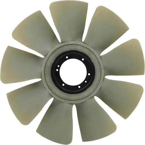 Cooling Fan Assembly Compatible with 2007-2009 for Dodge for Ram 2500 6.7L 2007-2009 for Dodge for Ram 3500 6.7L, Black Radiator Fan Direct Fit Replacement for Engine Cooling Fan Blade in Saudi Arabia