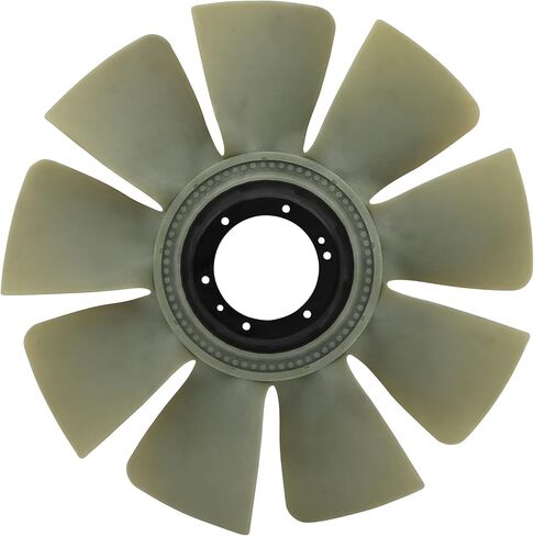 Cooling Fan Assembly Compatible with 2007-2009 for Dodge for Ram 2500 6.7L 2007-2009 for Dodge for Ram 3500 6.7L, Black Radiator Fan Direct Fit Replacement for Engine Cooling Fan Blade in Saudi Arabia