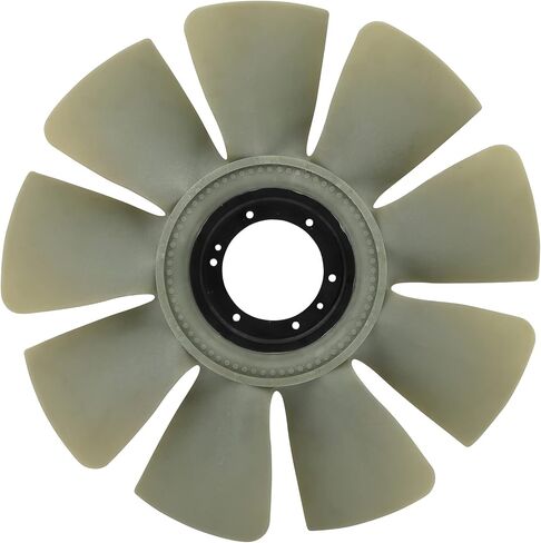 Cooling Fan Assembly Compatible with 2007-2009 for Dodge for Ram 2500 6.7L 2007-2009 for Dodge for Ram 3500 6.7L, Black Radiator Fan Direct Fit Replacement for Engine Cooling Fan Blade in Saudi Arabia