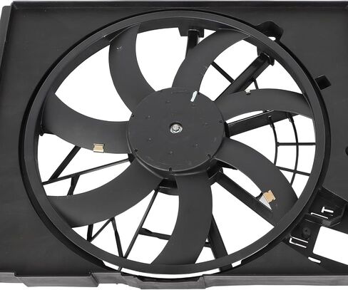 Radiator Cooling Fan Assembly Compatible with 2020 for Nissan for Versa 1.6L 2018-2023 for Nissan for Kicks 1.6L, Black Radiator Fan Direct Fit Replacement for Engine Cooling Fan in Saudi Arabia