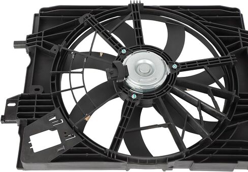 Radiator Cooling Fan Assembly Compatible with 2020 for Nissan for Versa 1.6L 2018-2023 for Nissan for Kicks 1.6L, Black Radiator Fan Direct Fit Replacement for Engine Cooling Fan in Saudi Arabia
