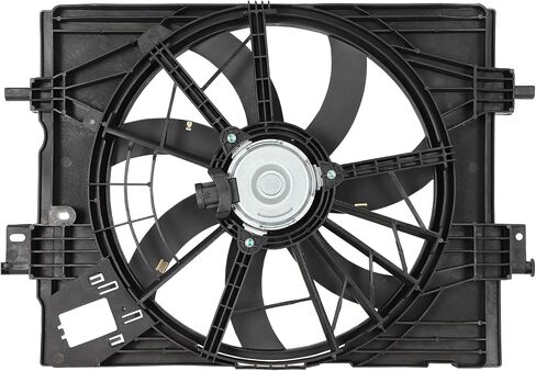 Radiator Cooling Fan Assembly Compatible with 2020 for Nissan for Versa 1.6L 2018-2023 for Nissan for Kicks 1.6L, Black Radiator Fan Direct Fit Replacement for Engine Cooling Fan in Saudi Arabia