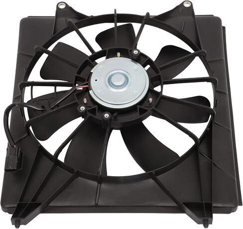 Radiator Cooling Fan Assembly Compatible with 2013-2017 for Honda for Accord 3.5L, Black Radiator Fan Direct Fit Replacement for Engine Cooling Fan in Saudi Arabia