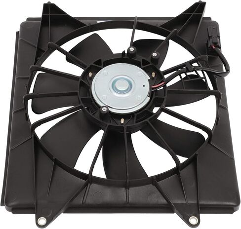 Radiator Cooling Fan Assembly Compatible with 2013-2017 for Honda for Accord 3.5L, Black Radiator Fan Direct Fit Replacement for Engine Cooling Fan in Saudi Arabia