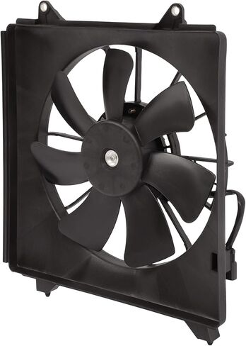 Radiator Cooling Fan Assembly Compatible with 2013-2017 for Honda for Accord 3.5L, Black Radiator Fan Direct Fit Replacement for Engine Cooling Fan in Saudi Arabia