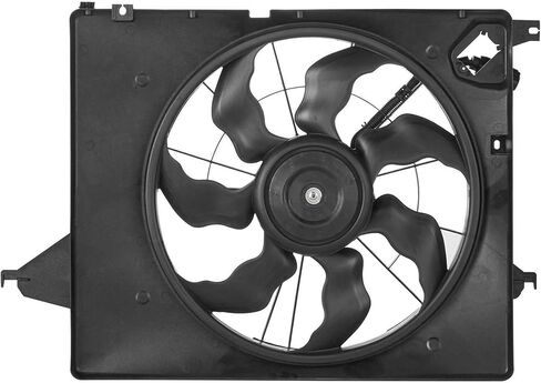 Cooling Fan Assembly Compatible with 2013-2019 for Hyundai for Santa Fe XL 3.3L 2014-2015 for Kia for Sorento 3.3L, Black Radiator Fan Direct Fit Replacement for Engine Cooling Fan in Saudi Arabia