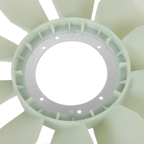 Cooling Fan Assembly Compatible with 2012-2019 for Nissan for NV3500 4.0L 2005-2015 for Nissan for Xterra 4.0L, White Radiator Fan Direct Fit Replacement for Engine Cooling Fan Blade in Saudi Arabia