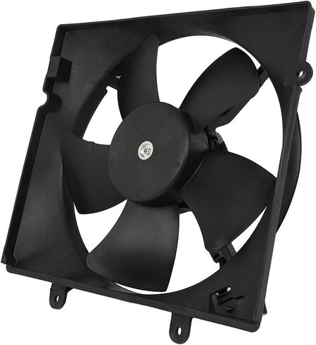 Radiator Cooling Fan Assembly Compatible with 2002-2005 for Kia for Sedona 3.5L, Black Radiator Fan Direct Fit Replacement for Engine Cooling Fan in Saudi Arabia