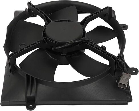 Radiator Cooling Fan Assembly Compatible with 2002-2005 for Kia for Sedona 3.5L, Black Radiator Fan Direct Fit Replacement for Engine Cooling Fan in Saudi Arabia